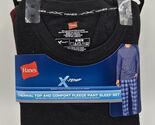 Hanes Mens X-Temp Thermal Top &amp; Fleece Pant Sleep Set Size Medium New wi... - $16.99