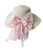 Beach Hat UV Girls Summer Sunscreen Large Brimmed Hat Child Children Folding image 2