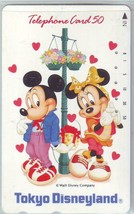 Walt Disney Mickey &amp; Minnie Mouse Tokyo Disneyland Japan NTT Phone Card - £15.33 GBP