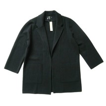 NWT J.Crew Sophie in Black Open-Front Sweater Blazer Knit Cardigan S $138 - $99.00