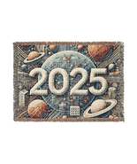 Cosmic Woven Blanket - 2025 Visionary Decor, Cozy Throw for Home, Galact... - £41.00 GBP+