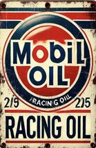 Mobil Exxon Retro Vintage Gas Gasoline Oil Tin Sign 8x12 inches Station M - $34.91 CAD