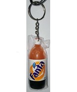 Minature Bottle Of Large Fanta Keychain - $666.38 MXN
