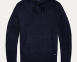 Polo Ralph Lauren Washable Cashmere Hooded Sweater in Hunter Navy-Large - $229.88