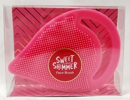 Ulta Jasmine La Belle Sweet Shimmer FACE BRUSH Hot Pink Plastic Oval Tra... - $12.99