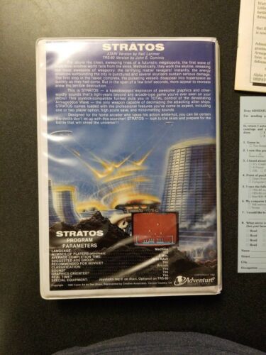 Stratos Adventure International Atari 400 800 XL XE Home Computers vintage game Item image 3