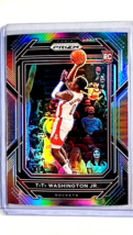 2022 2022-23 Panini Prizm Silver Prizm #243 TyTy Washington Jr. Houston Rockets - £1.75 GBP