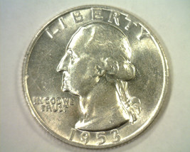 1953-D Washington Quarter Nice Uncirculated Nice Unc. Original Coin Bobs Coins - £11.06 GBP