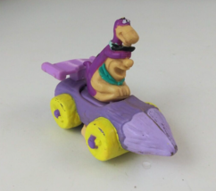 1997 Hanna Barbera Fred Flintstone &amp; Dino Wacky Racing Burger King Toy - $2.96