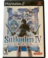 Suikoden IV PS2 PlayStation 2 Complete w/ Case &amp; Instruction Manual - £31.85 GBP