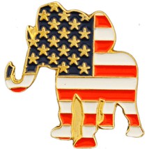 Republican Elephant Pin 1&quot; - £7.23 GBP