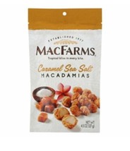 Macfarms Caramel Sea Salt Macadamias 4.5 Oz (pack Of 5) - £77.86 GBP