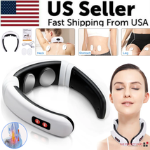 Electric Cervical Pulse Neck Massager Muscle Relax Massage Magnetic Therapy US - £9.54 GBP
