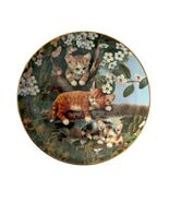 Bradford Exchange Out On A Limb Plate Frisky Felines Jürgen Scholz Cat C... - $22.50