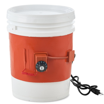 VEVOR Metal Drum Heater,800W,5Gal,86-302℉,Silicone,Orange,FCC Listed - $37.99