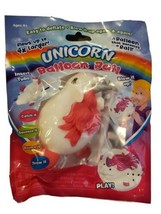 White UNICORN BALLOON BALL Blow Up Party Favor Gift Toy Summer Fun - £4.69 GBP