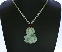 2&quot; China Certified Grade A Nature Hisui Jadeite Jade Zhongkui Amulet Hand Carved - £124.12 GBP