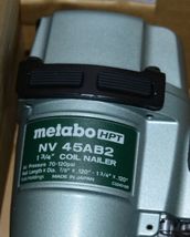 Metabo NV45AB2 Roofing Coil Nailer 1-3/4 Inch Brand New image 4