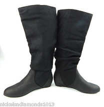 Michael Antonio Nellie Slouch Calf Boots  Black Women&#39;s Size 6.5 - New - £23.14 GBP