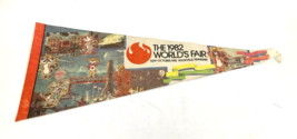 Vintage 1982 World’s Fair Pennant Flag Knoxville Tennessee TN Felt 30” - $11.88