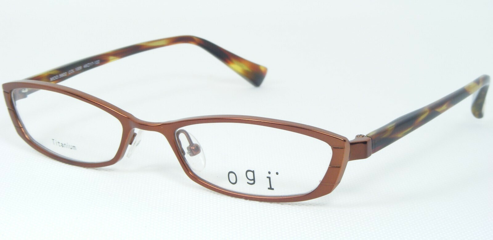 OGI Modèle 5602 1009 Cuivre Lunettes Titane Cadre 49-17-122mm Japon - $86.37 OGI Modèle 5602 1009 Cuivre Lunettes Titane Cadre 49-17-122mm Japon - $86.37