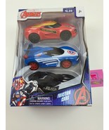 Sealed New Black Panther Captain America Stark Ind. Marvel Friction Cars  - $2.77