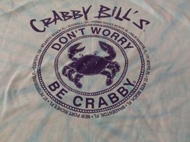 Crabby Bill’s Florida Tye Dye Blue Double Sided T-Shirt Sz 2XL Dont Worr... - £18.50 GBP