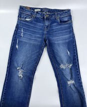 Kut From The Cloth Boyfriend Jeans Womens Size 10 Ankle Denim Distressed Stretch - £15.91 GBP