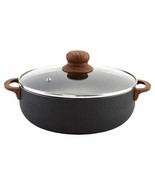 IMUSA USA Black 4.4Qt Stone Caldero with Woodlook Handles and Knob, 4.4 ... - $42.79 CAD