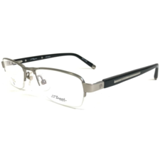 ST Dupont Eyeglasses Frames DP-0032U Black Silver Rectangular 53-18-139 - £73.28 GBP