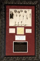 Priscilla Lane Autographed Four Daughters Hand Signed Framed 1938 Photo Jsa Loa - £588.54 GBP