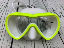 Swim Mask Dive Goggles Swimming Goggles Nose Cover Snorkeling Gear Junior Yellow - £18.68 GBP
