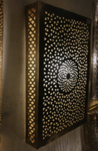 Wall Light Flush Light Brass Moroccan Wall Light Fixture in Antique Bras... - $127.71