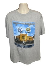 NY Yankees Stadium Chelsea FC vs Manchester City FC Adult Large Gray TShirt - $22.27
