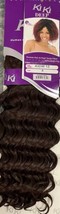 HAIR MOTION 12&quot; Kiki Deep Weaving Human Hair/High Temp Fiber Extension #4 Brown - £14.17 GBP