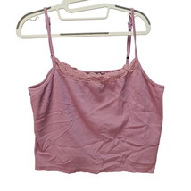 Venezia Womens Tank Top Purple Size 18/20 Cotton Blend Adjustable Straps Stretch - £8.52 GBP