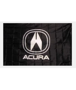 Acura Black Automotive Logo 3&#39;X 5&#39; Flag, Banner-100% polyester - $34.19 CAD