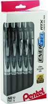 EnerGel RTX RT Gel Pen, Med, Metal Tip, 0.7mm, Black Box of 12 (BL77PC12A1) - £19.01 GBP