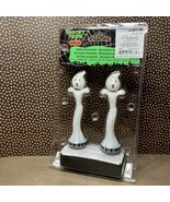2011 LEMAX Spooky Town Ghost Lamp Posts  Retired 14335 Street Lights Boo... - £15.56 GBP
