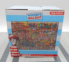 Where’s Waldo? 3000 Piece Jigsaw Puzzle 32&quot; x 45&quot; By Aquarius Sealed - £27.53 GBP