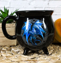 Wicca Sabbats Wheel of The Year Yule Dragon Heat Color Changing Cauldron... - $24.99