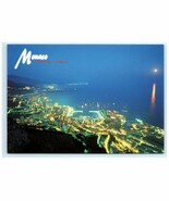 Monaco Monte-Carlo Night View Aerial View Postcard - $110.35 MXN Monaco Monte-Carlo Night View Aerial View Postcard - $110.35 MXN