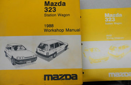 1988 Mazda 323 Station Wagon Service Repair Shop Manual Set Factory Oem Books - $20.04