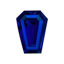 Synthetic Coffin shape Swiss Made Rough Blue Sapphire Available in 5x3MM... - £13.54 GBP