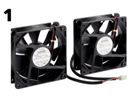 Avantco 11938KA-12L-EA Axial Condenser Fan Set for UBB Series-12V 8W - $162.76