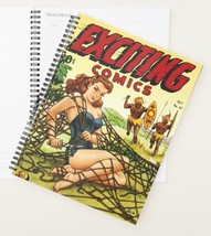 Vntage Comic Book Exciting Comics #62 Yearly Calendar Planner - Spiral B... - £23.17 GBP