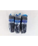 Deadstock Vintage 90s Lot of 9 Pairs Cotton Casual Cushion Crew Socks Bl... - €29,72 EUR