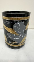 37th Tactical Fighter Wing Kuwait Liberated 22K Gold Coffee Mug - $29.65