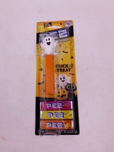PEZ Trick or Treat GHOST Candy Dispenser With 3 Candy Flavors Best Before 01/28 - £4.70 GBP
