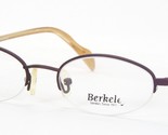 Berkeley &amp; Son M622 BLUE EYEGLASSES GLASSES HALF RIM METAL FRAME 45-17-1... - £44.26 GBP